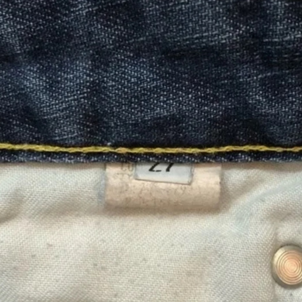 Paper Denim & Cloth Blue Washed Bootcut Jeans Sz 27 - Picture 8 of 8